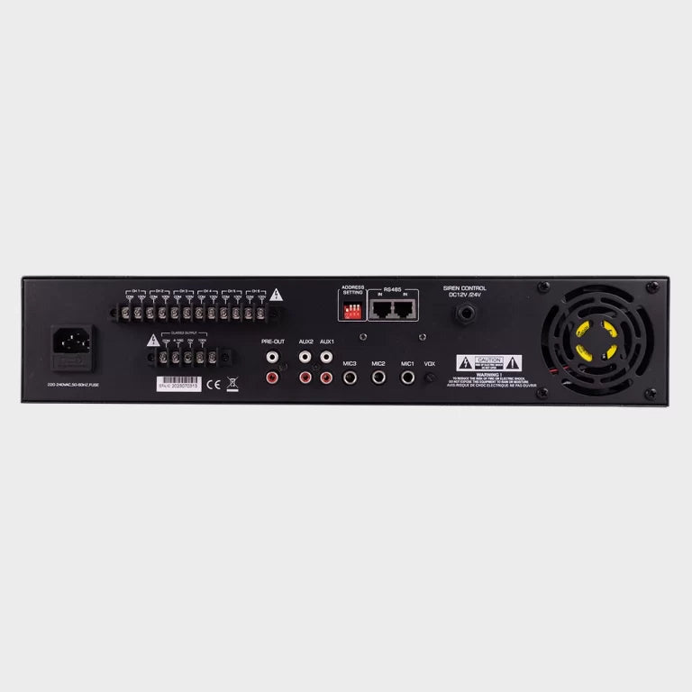 Urban Classic BMT 480 6-Zone Paging Audio Amplifier for Centralized Multi-Zone Announcements and Professional PA System Control - Audiomaxx India