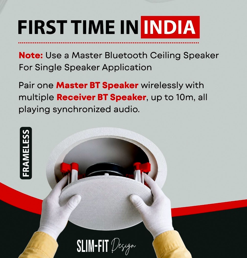 Audiomaxx Bluetooth Wireless Ceiling Speaker