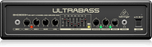 Behringer UltraBass BXD3000H Ultra-Lightweight 300W 2-Channel Bass Amplifier Head with FBQ Spectrum Analyzer, Ultrabass Processor and Compressor