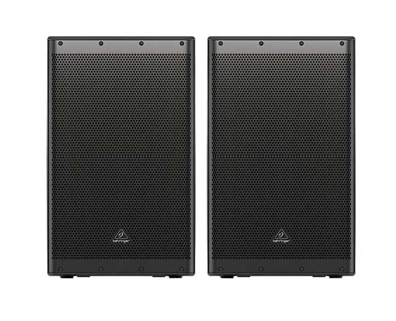 Behringer 15" DR115DSP 1400w PA Powered Speaker With Bluetooth, DSP And 2-Ch Mixer-  Pair