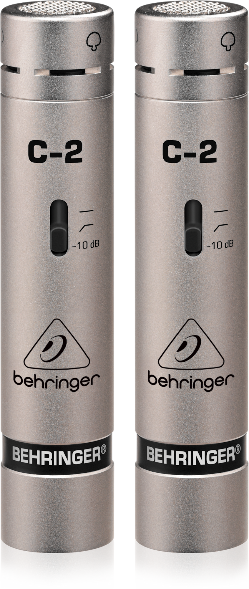 Behringer STUDIO CONDENSER MICROPHONES C-2 2 Matched Studio Condenser Microphones - Pair