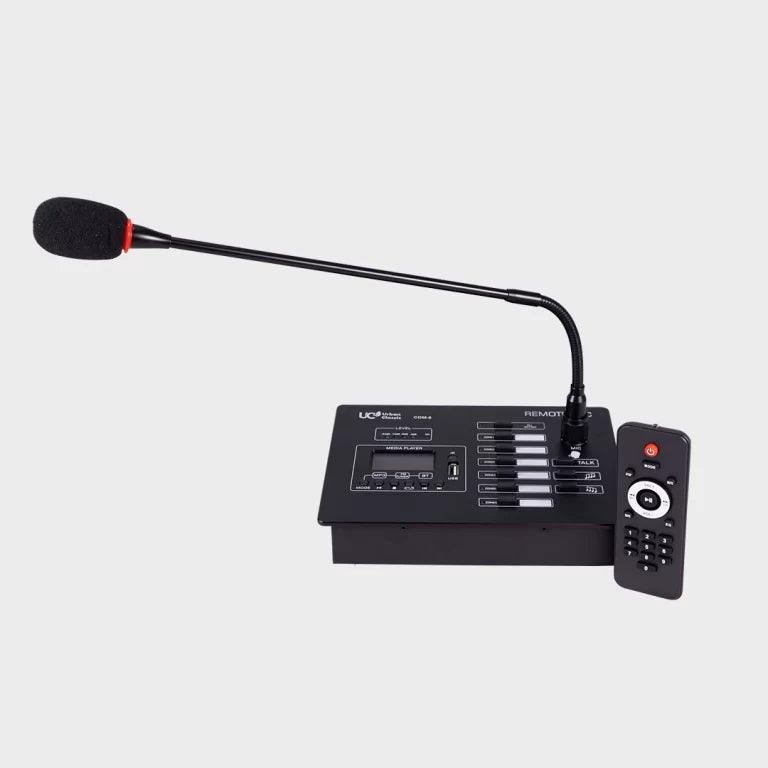 Urban Classic CDM 6 Remote Paging Microphone for BMT 480 6-Zone Amplifier with Direct Zone Selection and Clear Voice Transmission - Audiomaxx India