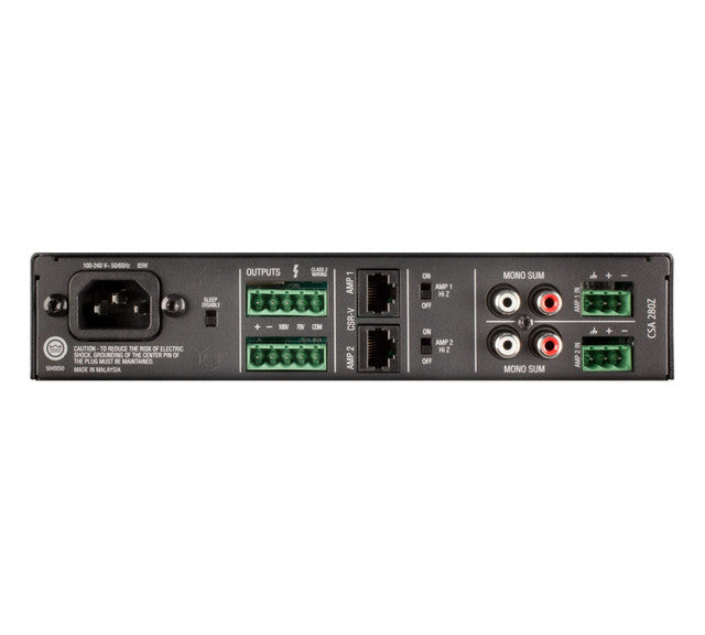 JBL Professional CSA 280Z 2 Channels 80W Commercial Amplifier