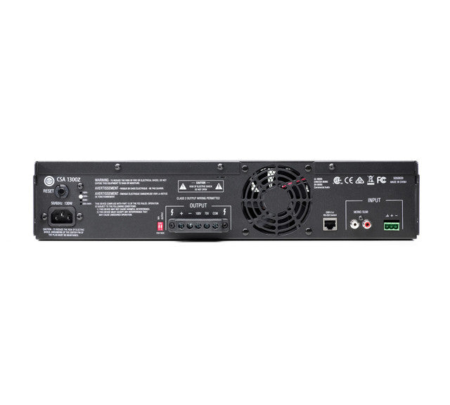 JBL Professional CSA 1300Z 1 Output Channel 300W Commercial Amplifier