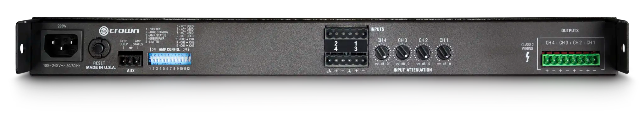 Crown CT4150 4-Channel, 125W @ 4Ω Power Amplifier - Each