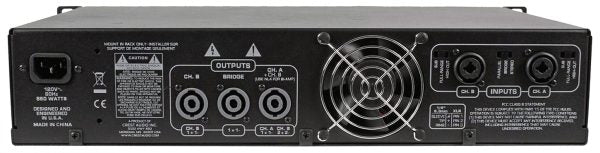 Crest Audio Pro-LITE 2.0-230EB Professional Class-H Power Amplifier for Portable & Installed PA Systems (230V Edition) - Audiomaxx India