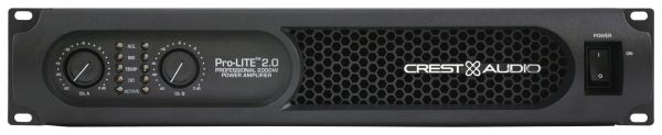 Crest Audio Pro-LITE 2.0-230EB Professional Class-H Power Amplifier for Portable & Installed PA Systems (230V Edition) - Audiomaxx India