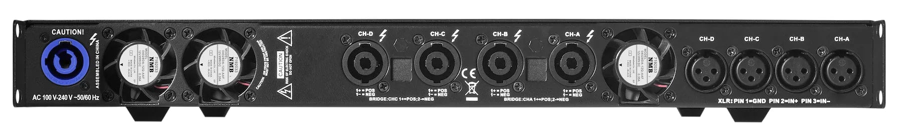 Wharfedale Pro DP 4100F 4 Channels Powered Amplifiier - Each