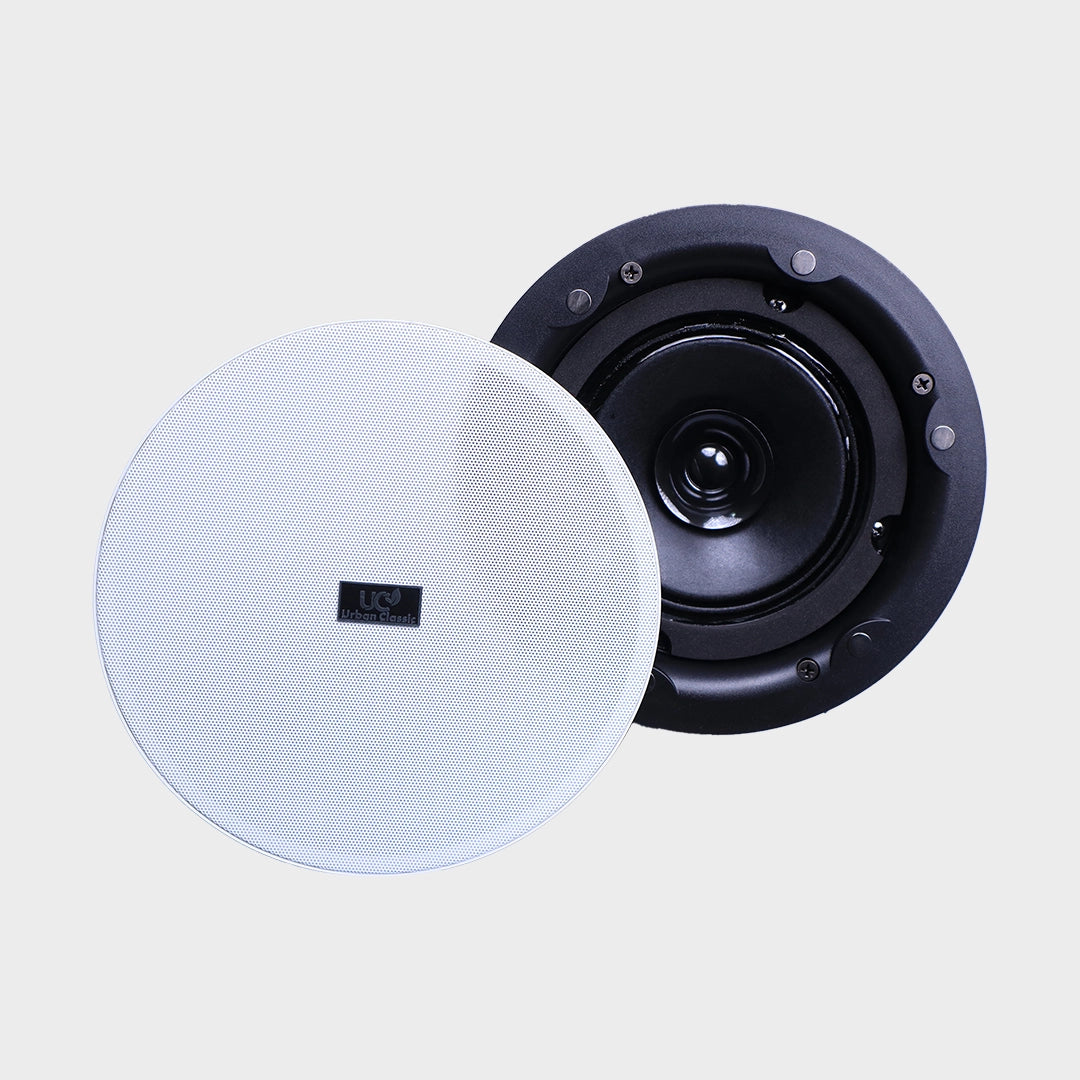 Urban Classic DIGI 504 5-Inch 2-Way Coaxial Ceiling Speaker with Multi-Tap Transformer for Clear Distributed Audio Performance in Commercial and Residential Installations