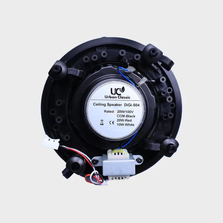 Urban Classic DIGI 504 5-Inch 2-Way Coaxial Ceiling Speaker with Multi-Tap Transformer for Clear Distributed Audio Performance in Commercial and Residential Installations - Audiomaxx India