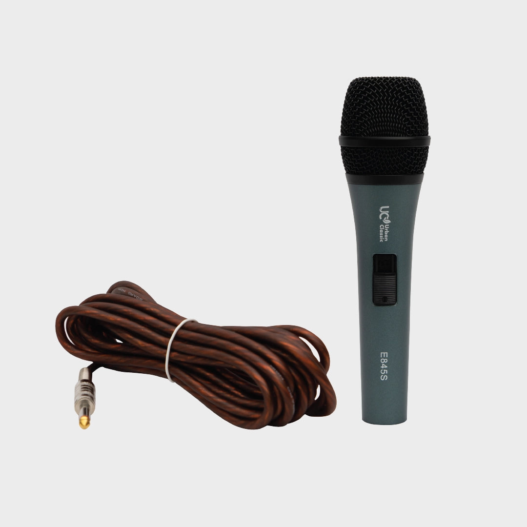 Urban Classic UGX903 Handheld Microphone with 5 Meter Cable for Clear and Durable Wired Vocal Performance in Professional and PA Applications