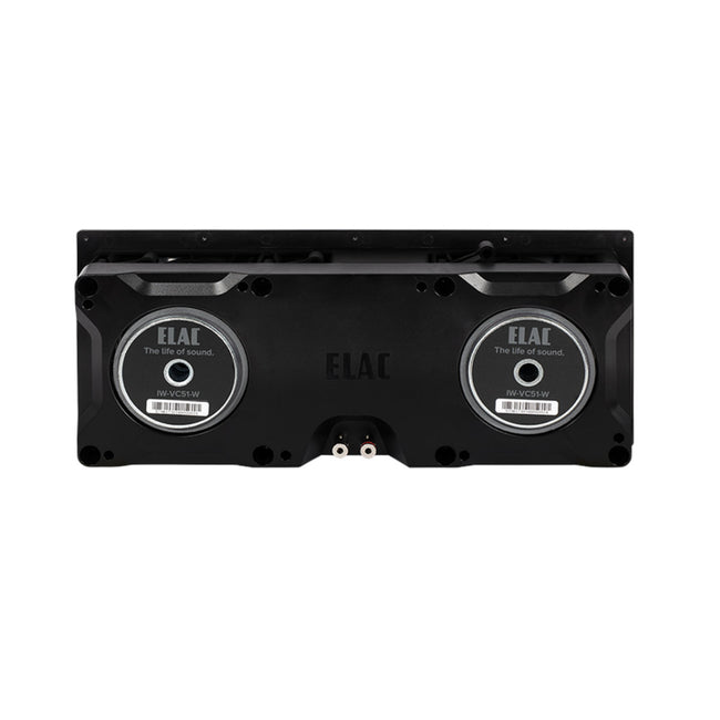 Elac IW-VC51-W 5.25" 2-Way Dual In-Wall Center Speaker -Each