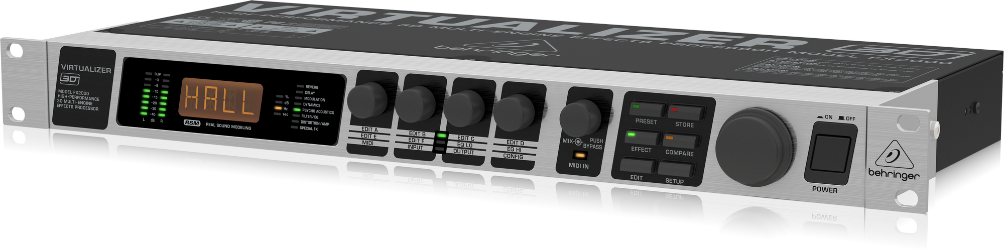 Behringer Virtualizer 3D FX2000 High-Performance 3D Multi-Engine Effects Processor