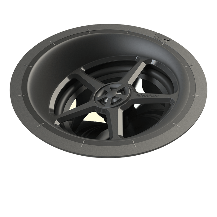 Adept Audio ICLCR86 8-inch Graphite-Angled LCR Ceiling Speaker