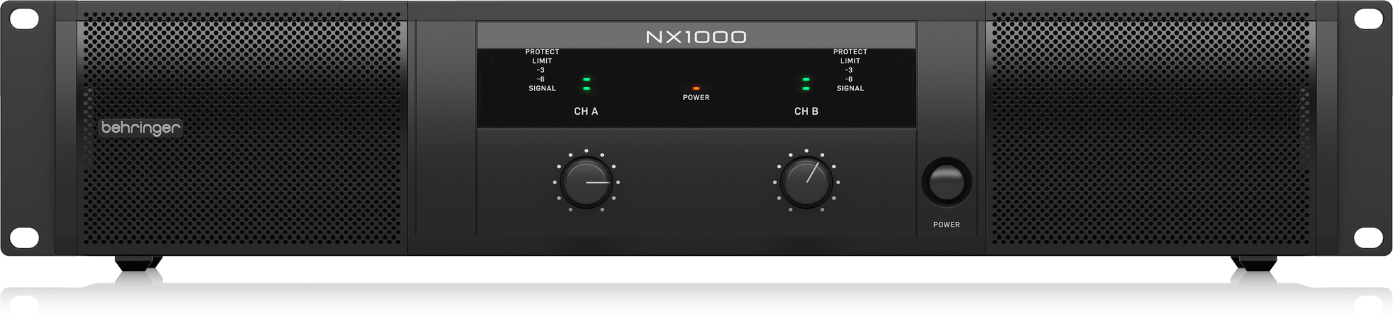 Behringer NX1000 Ultra-Lightweight 1000-Watt Class-D Power Amplifier with SmartSense Loudspeaker Impedance Compensation