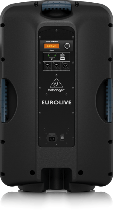 Behringer EUROLIVE B15X 1000W 2 Way 15" Powered Speaker with Digital Mixer, Wireless Option, Remote Control via iOS/Android Mobile App and Bluetooth Audio Streaming - Each