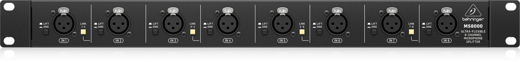 Behringer Ultralink MS8000 Ultra-Flexible 8-Channel Microphone Splitte