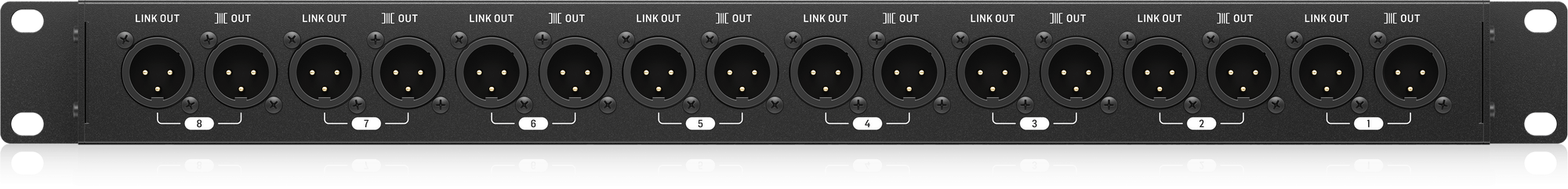 Behringer Ultralink MS8000 Ultra-Flexible 8-Channel Microphone Splitte ...