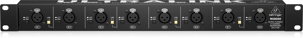 Behringer Ultralink MS8000 Ultra-Flexible 8-Channel Microphone Splitte