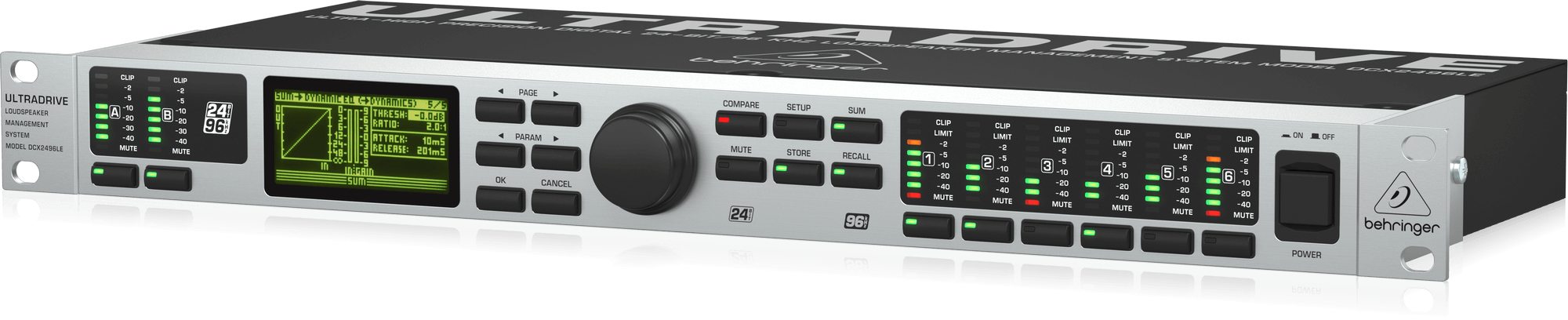 Behringer UltraDrive DCX2496LE Ultra-High-Precision Digital 24-Bit/96 kHz Loudspeaker Management System