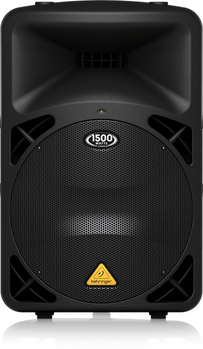 Behringer EUROLIVE B615D Active 2-Way 1500W PA Speaker System with 15" Woofer and 1.75" Titanium Compression Driver - Each