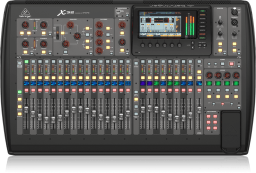 Behringer X32 40-Input, 25-Bus Digital Mixing Console with 32 Programmable MIDAS Preamps, 25 Motorized Faders, Channel LCD’s, 32-Channel Audio Interface and iPad/iPhone * Remote Control
