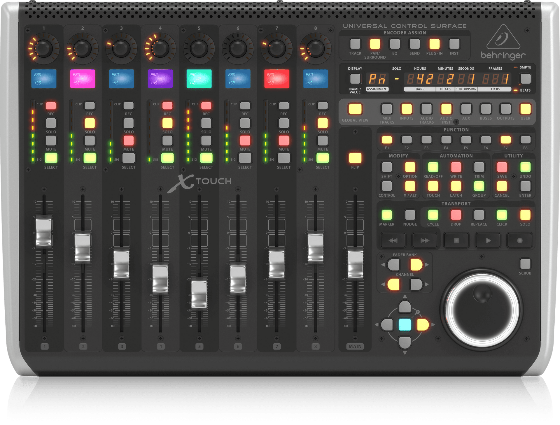 Behringer X-Touch Universal Control Surface with 9 Touch-Sensitive Mot