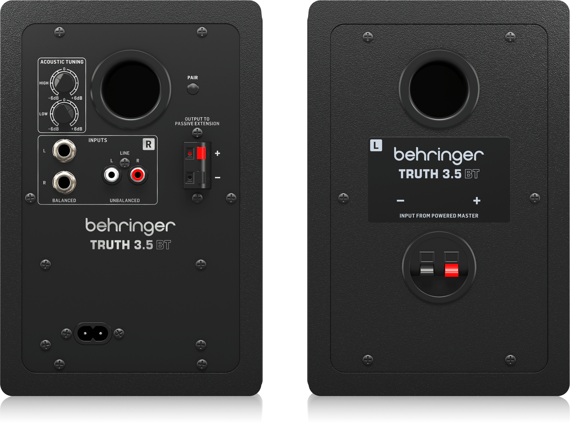 Behringer TRUTH 3.5 BT Audiophile 3.5" Studio Monitors with Bluetooth® Connectivity and Advanced Waveguide Technology - Pair