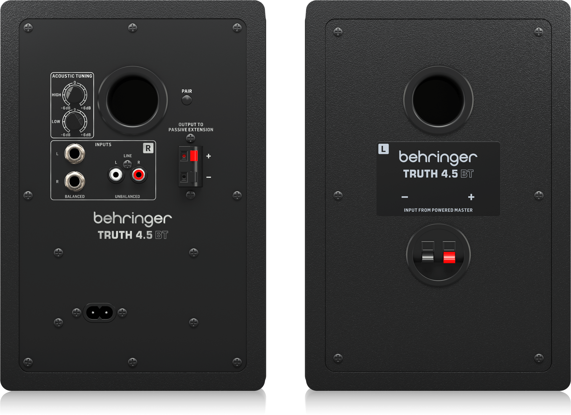 Behringer TRUTH 4.5 BT Audiophile 4.5" Studio Monitors with Bluetooth® Connectivity and Advanced Waveguide Technology - Pair