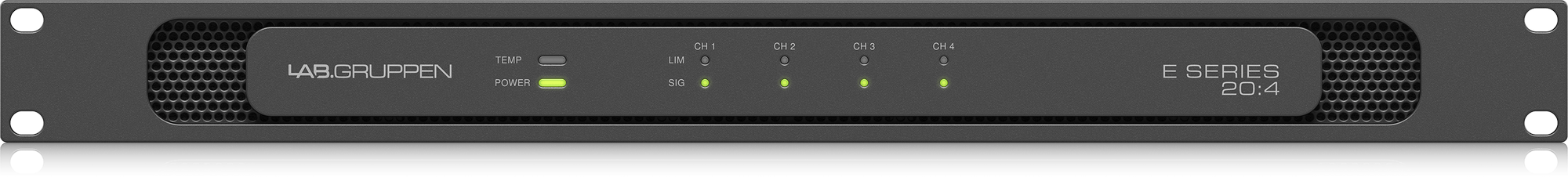 Lab Gruppen E 20:4 - 2,000W Amplifier 4 Flexible Output Channels For Installation Applications