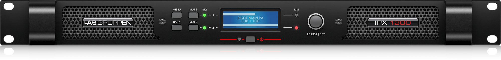 LAB.Gruppen IPX 1200 Compact 1,200 Watt 2-Channel DSP Controlled Power Amplifier