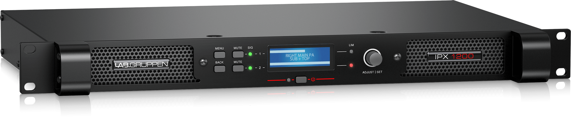 LAB.Gruppen IPX 1200 Compact 1,200 Watt 2-Channel DSP Controlled Power Amplifier