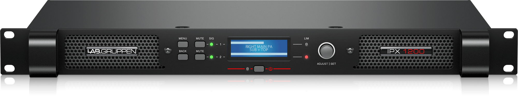 LAB.Gruppen IPX 1200 Compact 1,200 Watt 2-Channel DSP Controlled Power Amplifier