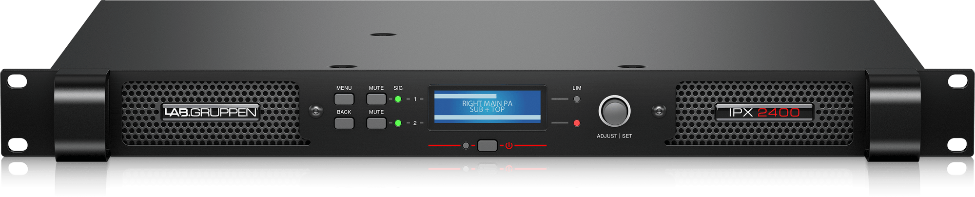 LAB.Gruppen IPX 2400 Compact 2400 Watt 2-Channel DSP Controlled Power Amplifier
