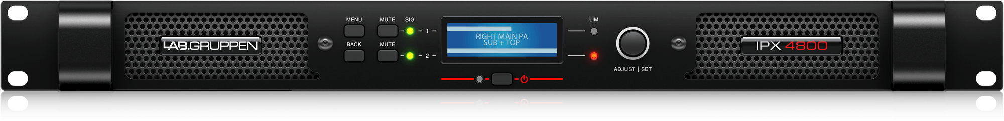 LAB.Gruppen IPX 4800 Compact 4,800-Watt 2-Channel DSP-Controlled Power Amplifier