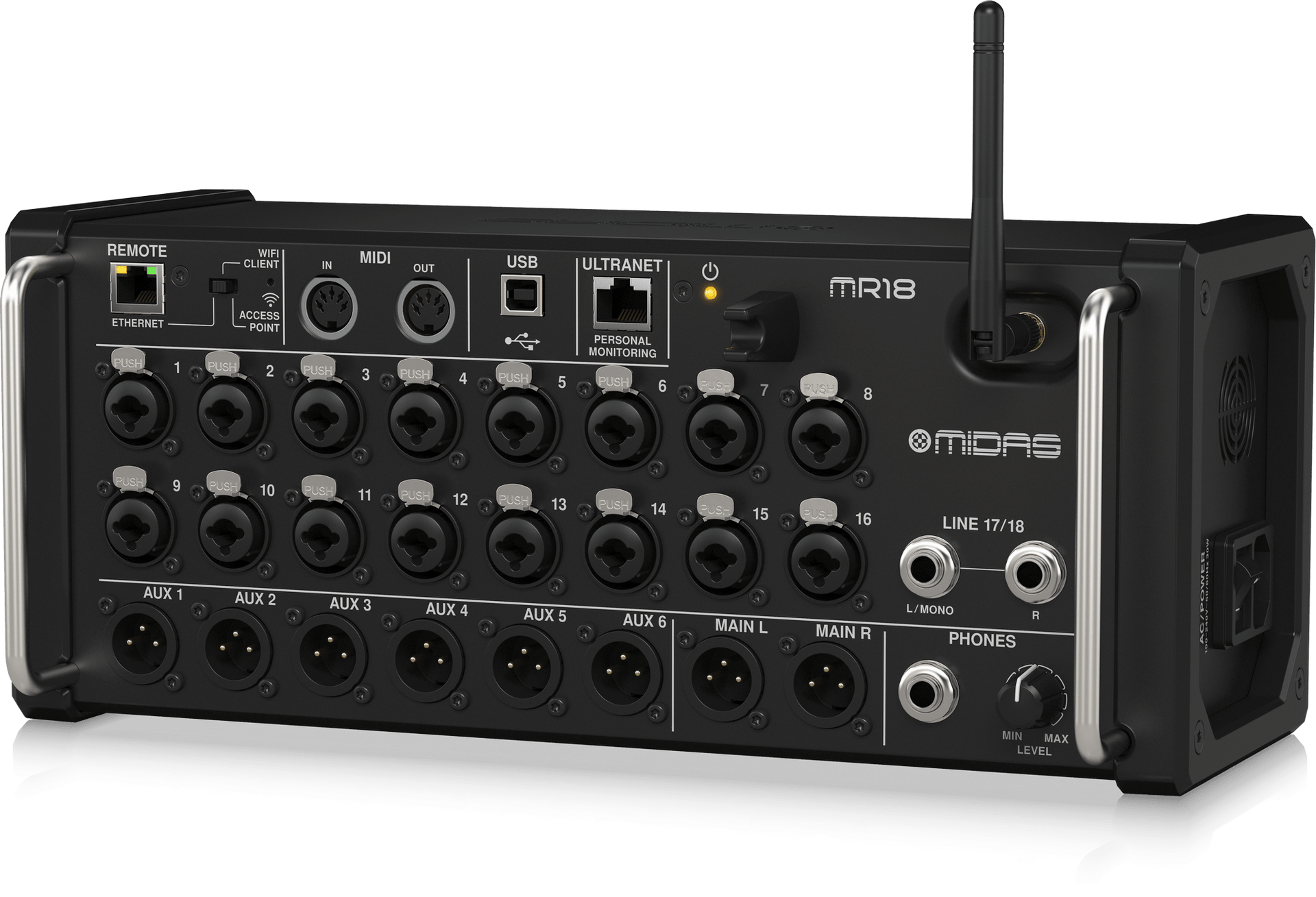 Midas MR18 デジタルミキサー 18入力 Image_MI_0605-