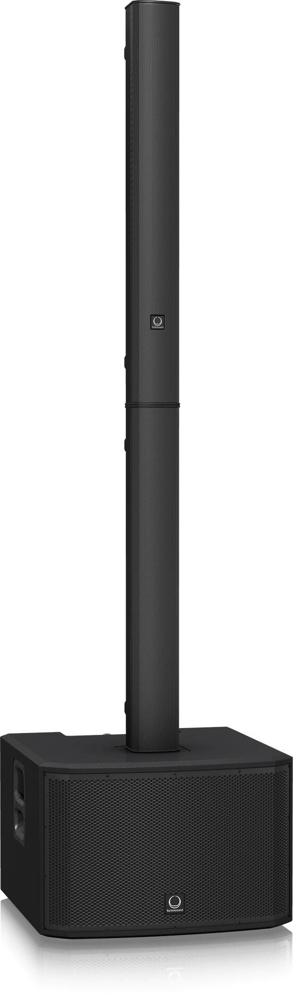 Turbosound iP3000 2,000W Powered Column Loudspeaker System with Dual 12" Subwoofers