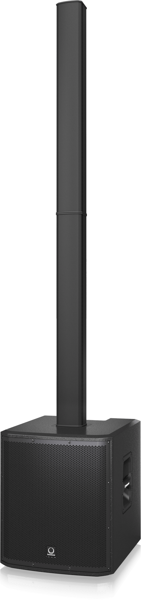 Turbosound iP2000 2,000W Powered Column Loudspeaker System with Dual 12" Subwoofers