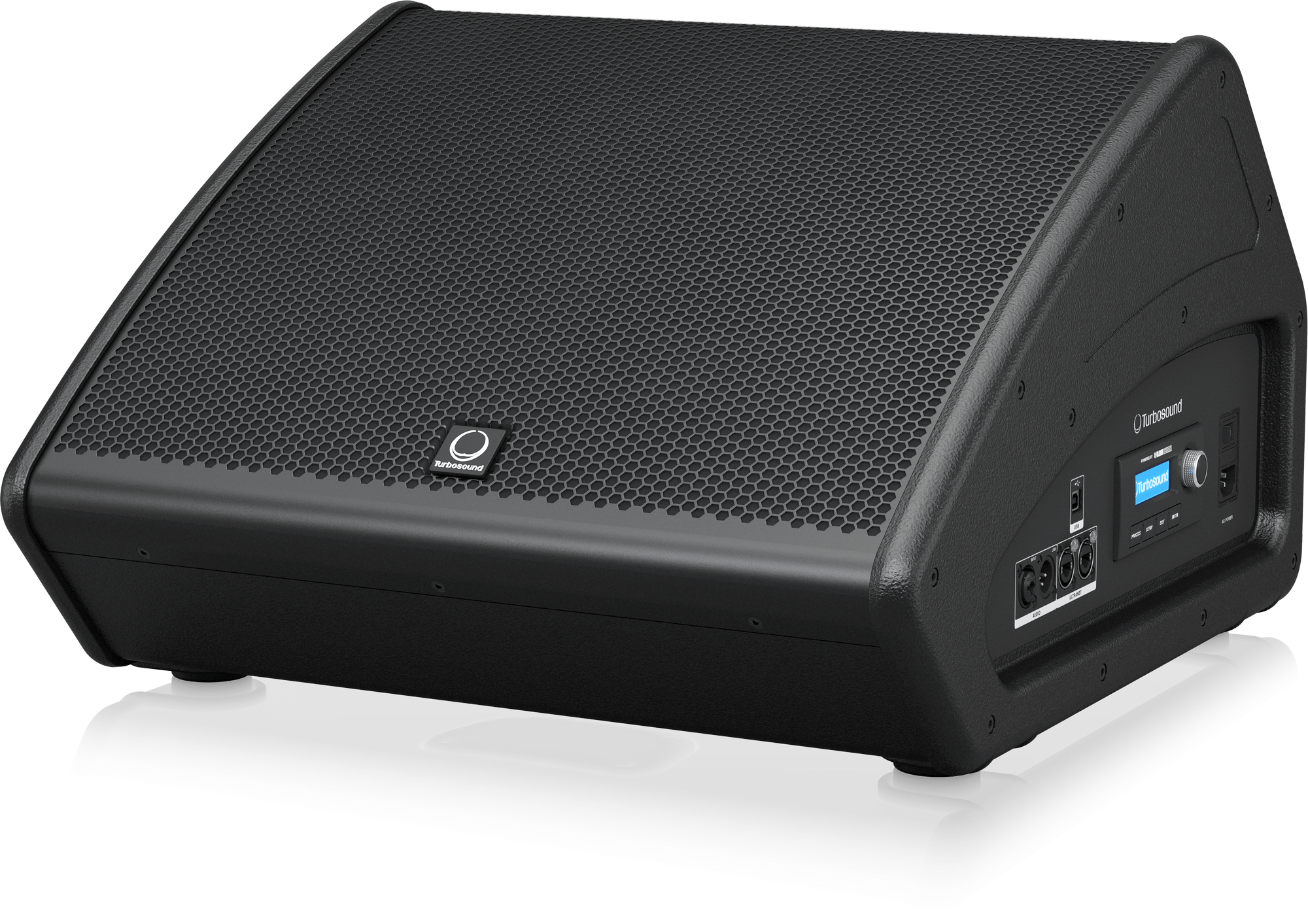 Turbosound TFX152M Co-axial 1,100 Watt 2 Way 15" Stage Monitor with Klark Teknik DSP Technology and ULTRANET