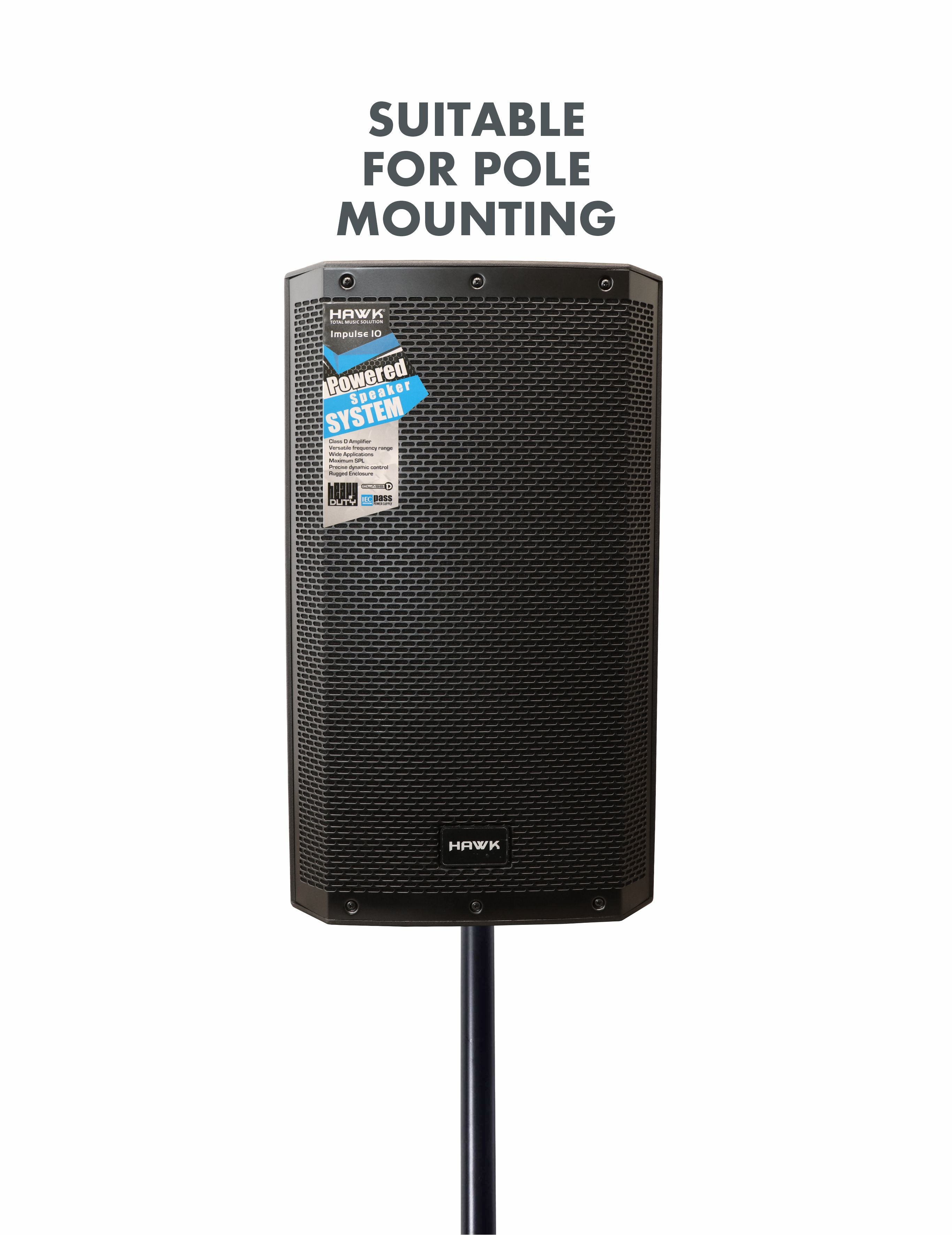 HAWK Impulse 10 Impulse Series 10 inch Active Speaker with 4 DSP Premium High-Performance Professional Loudspeaker System