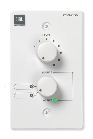 JBL CSR-3SV 3-Zone Wall Controller – Remote Volume & Source Selection Panel for Multi-Source Commercial Audio Systems - Audiomaxx India