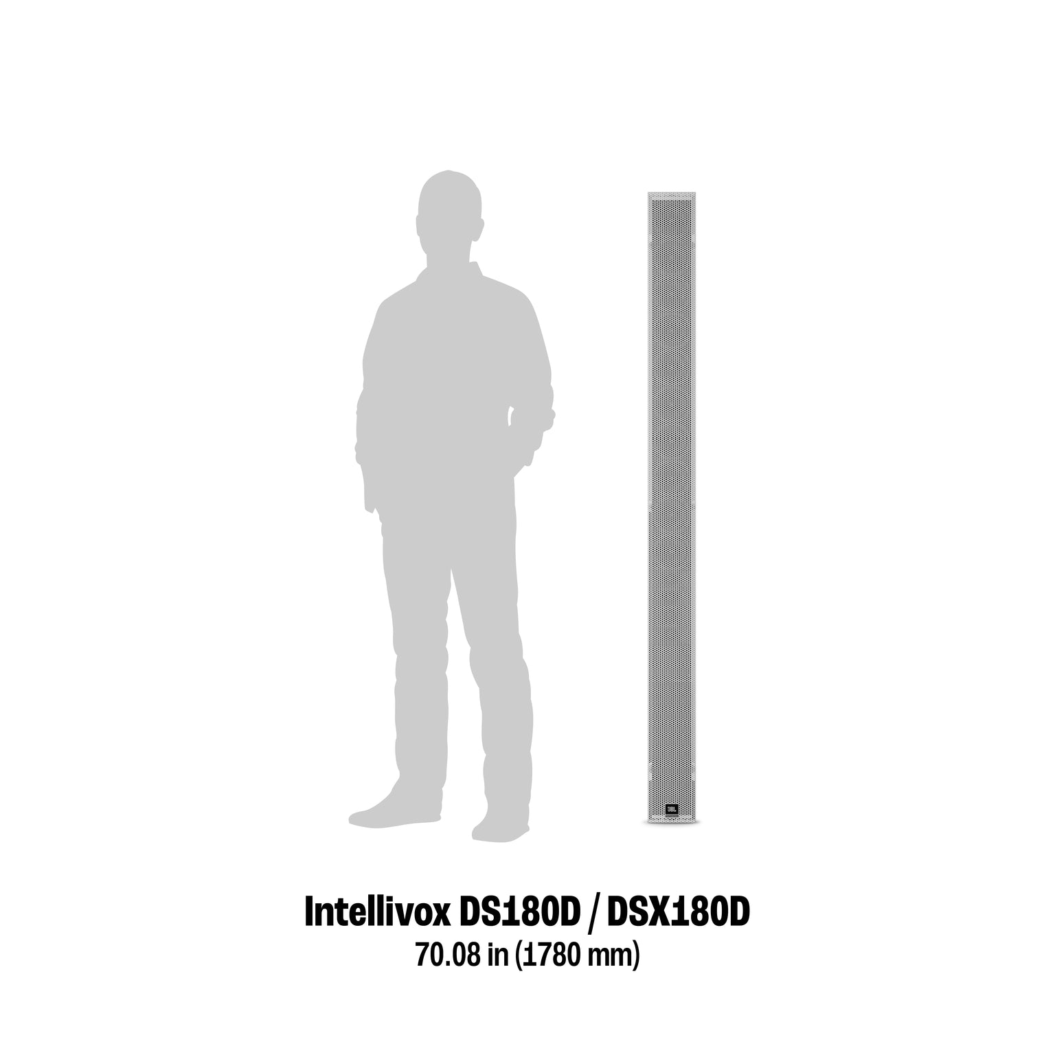 JBL Intellivox DSX180D Active Digital Beam Shaping Column Loudspeaker Array with Extended Frequency Range - Audiomaxx India