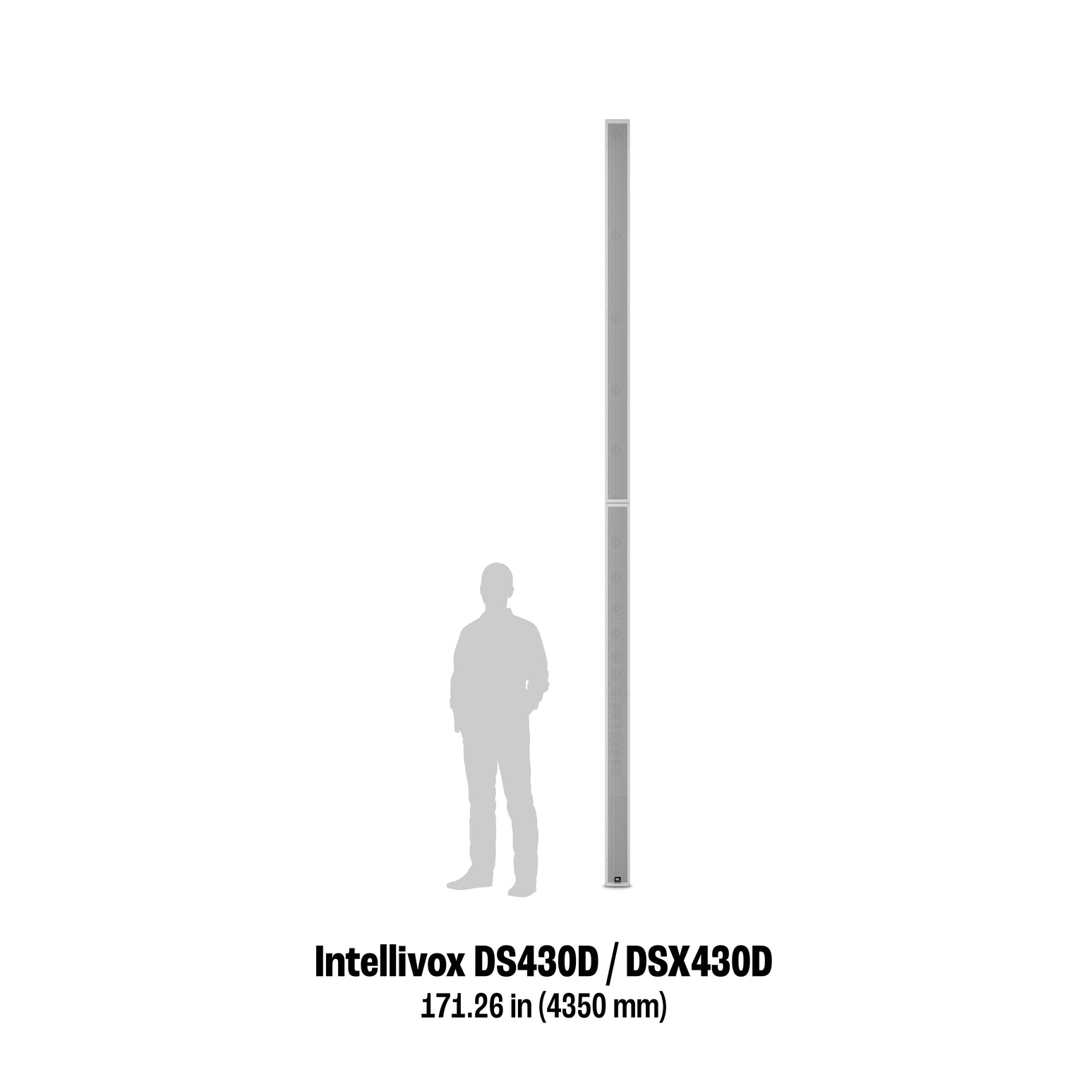 JBL Intellivox DS430D Active Digital Beam Shaping Column Loudspeaker Array For Ultimate Coverage - Audiomaxx India