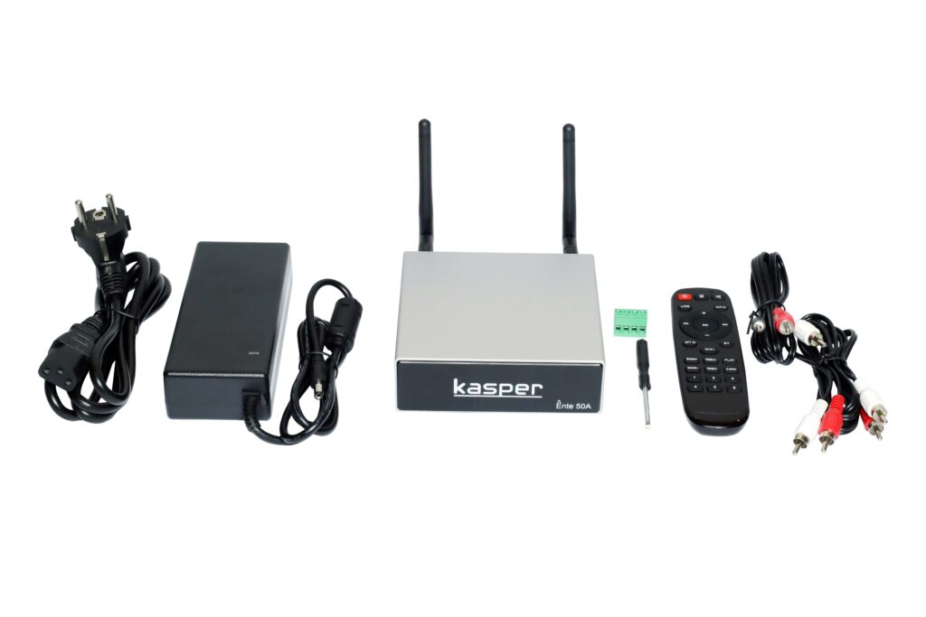 Kasper Ente50A  Digital Audio Streamer WiFi Direct  Airplay, Spotify Connect and Bluetooth 5.0v - Each