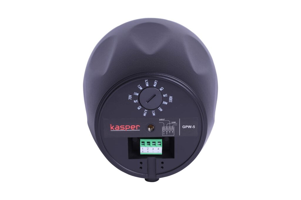 Kasper – GPW530-BE 5-Inch 30W Indoor / Outdoor IP66 Waterproof Speaker with Pendant & Ground Stand Mounting Kits - Audiomaxx India