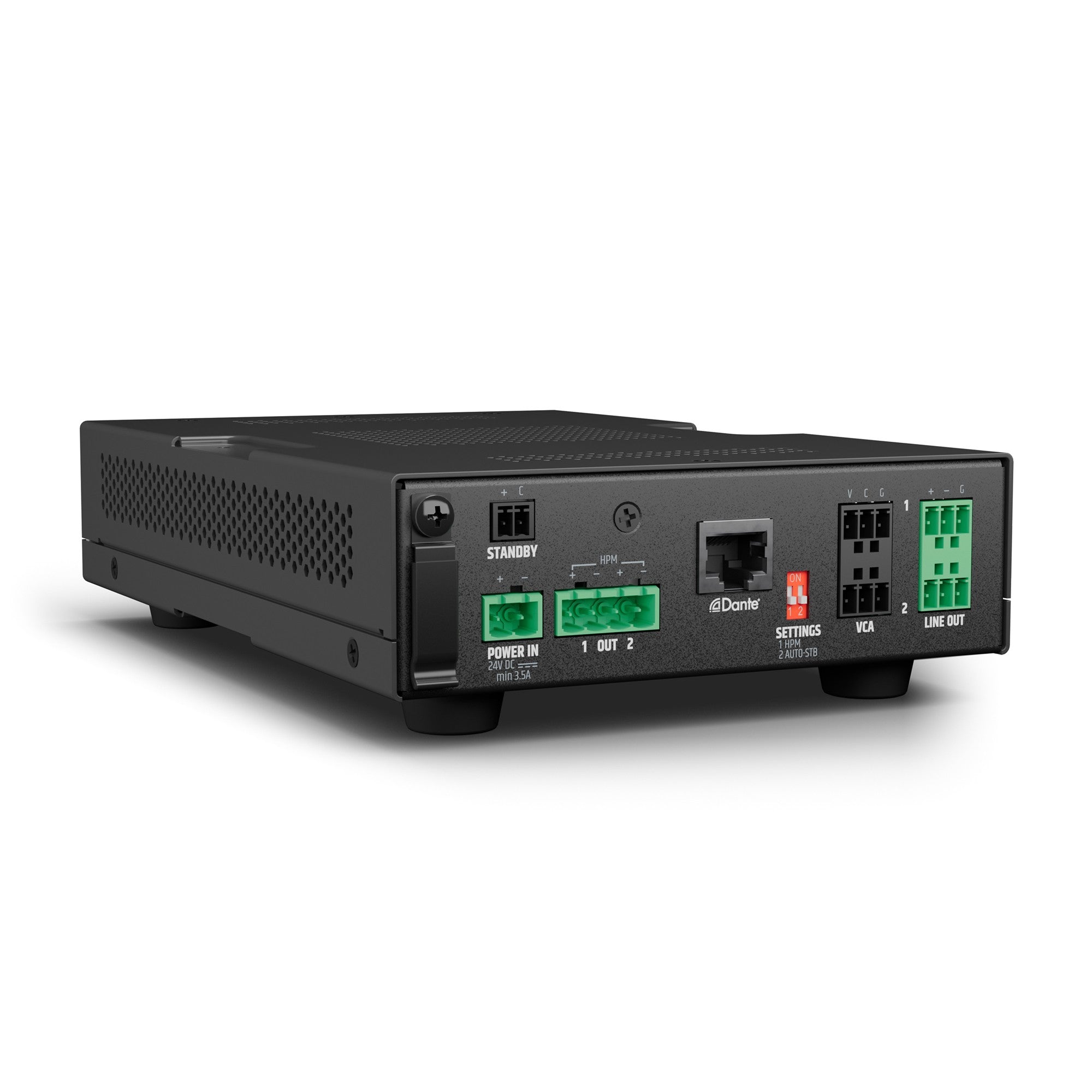 LD Systems  LDAMP205D Dante- Enabled Amplifier 2× 50 W @ 4 Ohm