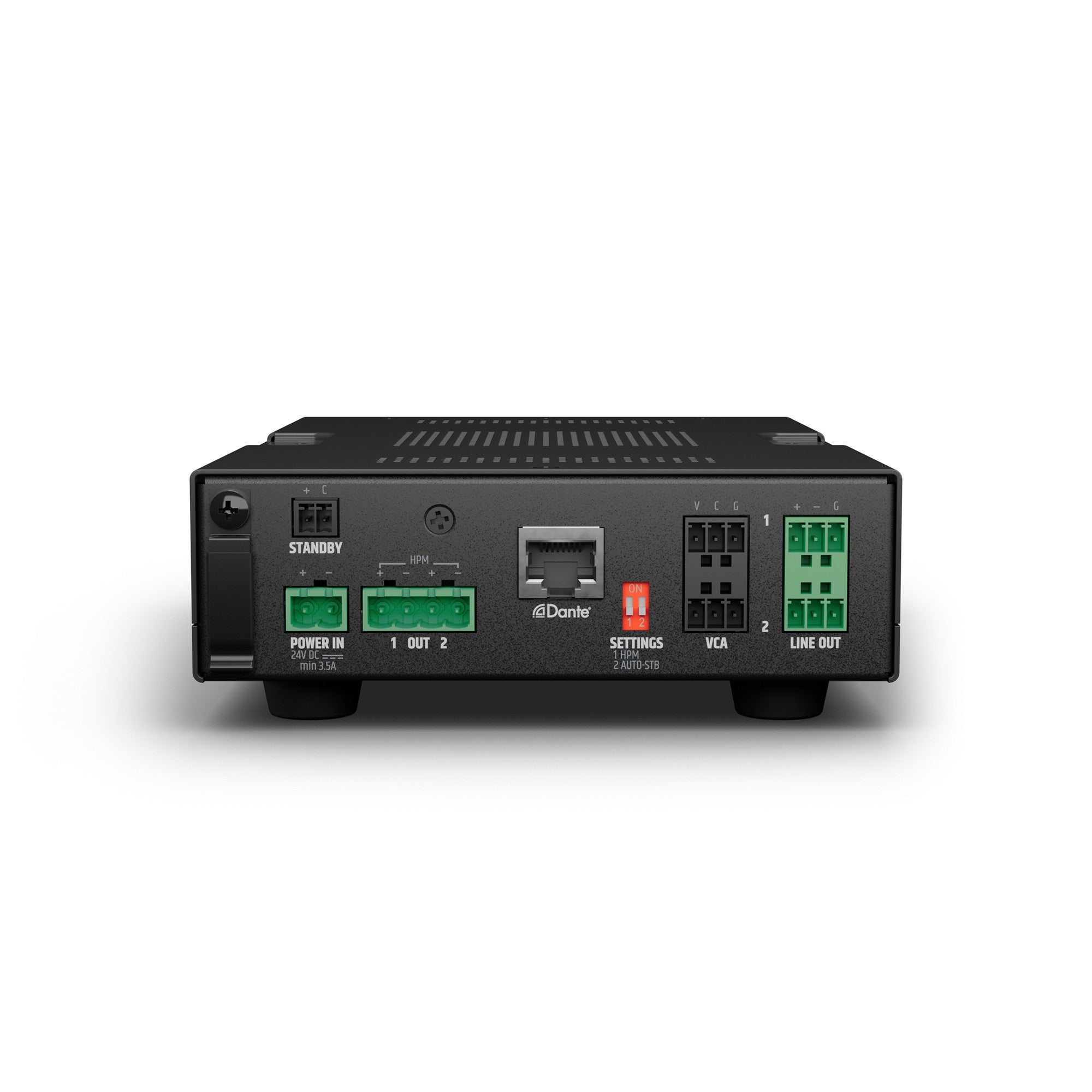 LD Systems  LDAMP205D Dante- Enabled Amplifier 2× 50 W @ 4 Ohm