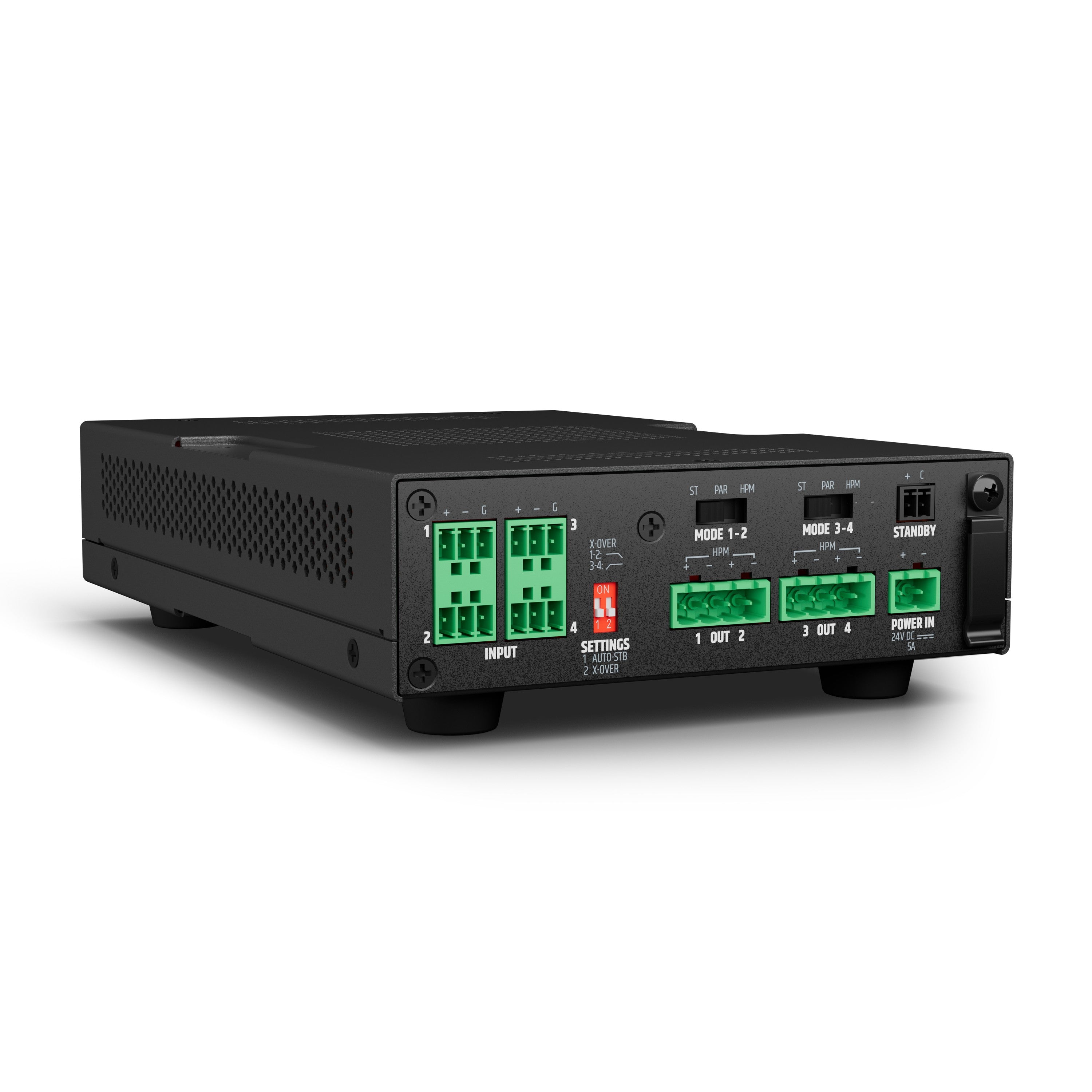 LD Systems LDAMP405 4-Channel Mini Installation Power Amplifier 4 × 50 W @ 4 Ohm