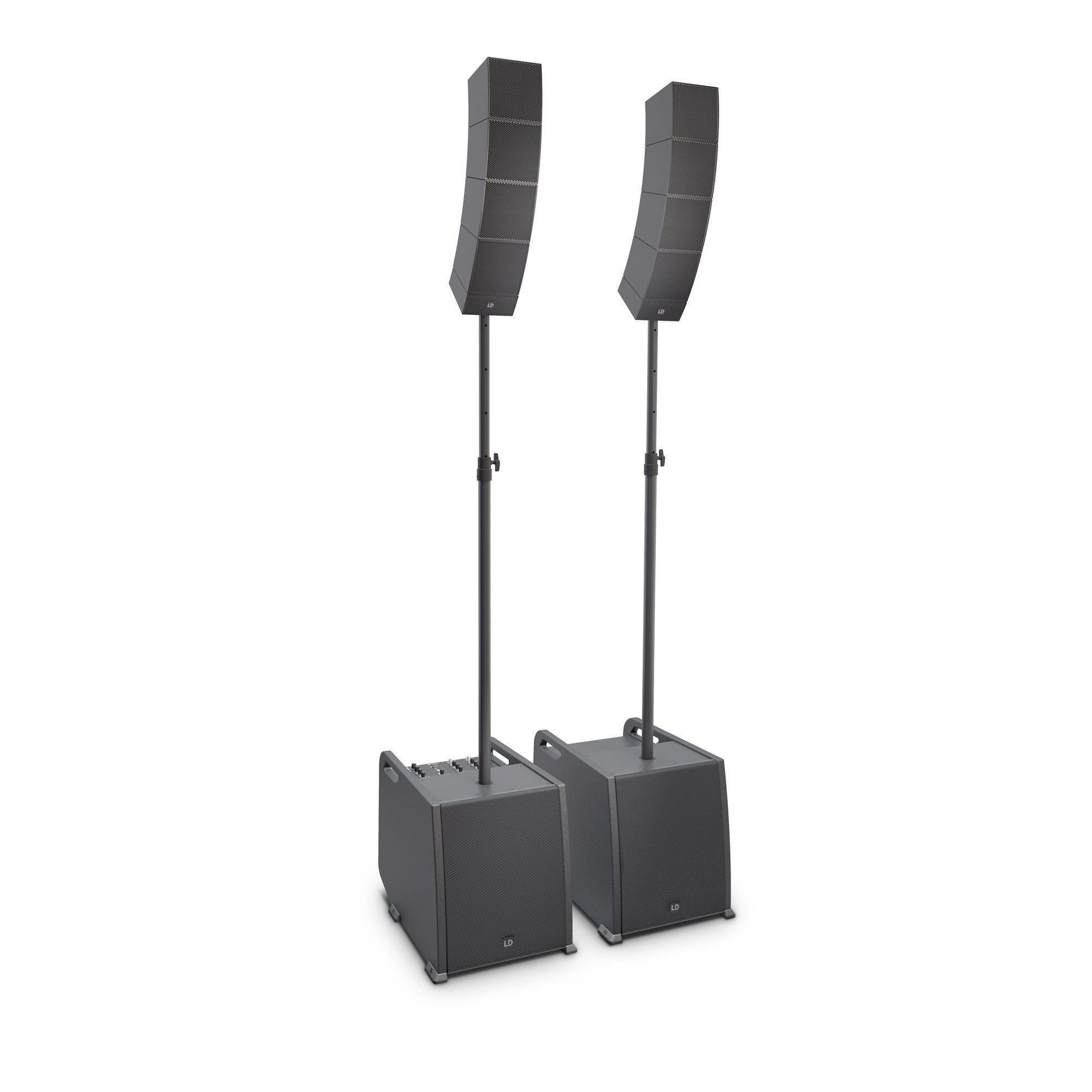 LD Systems CURV 500 PS Portable Array System Power Set Including Distance Bars & Speaker Cables - Pair