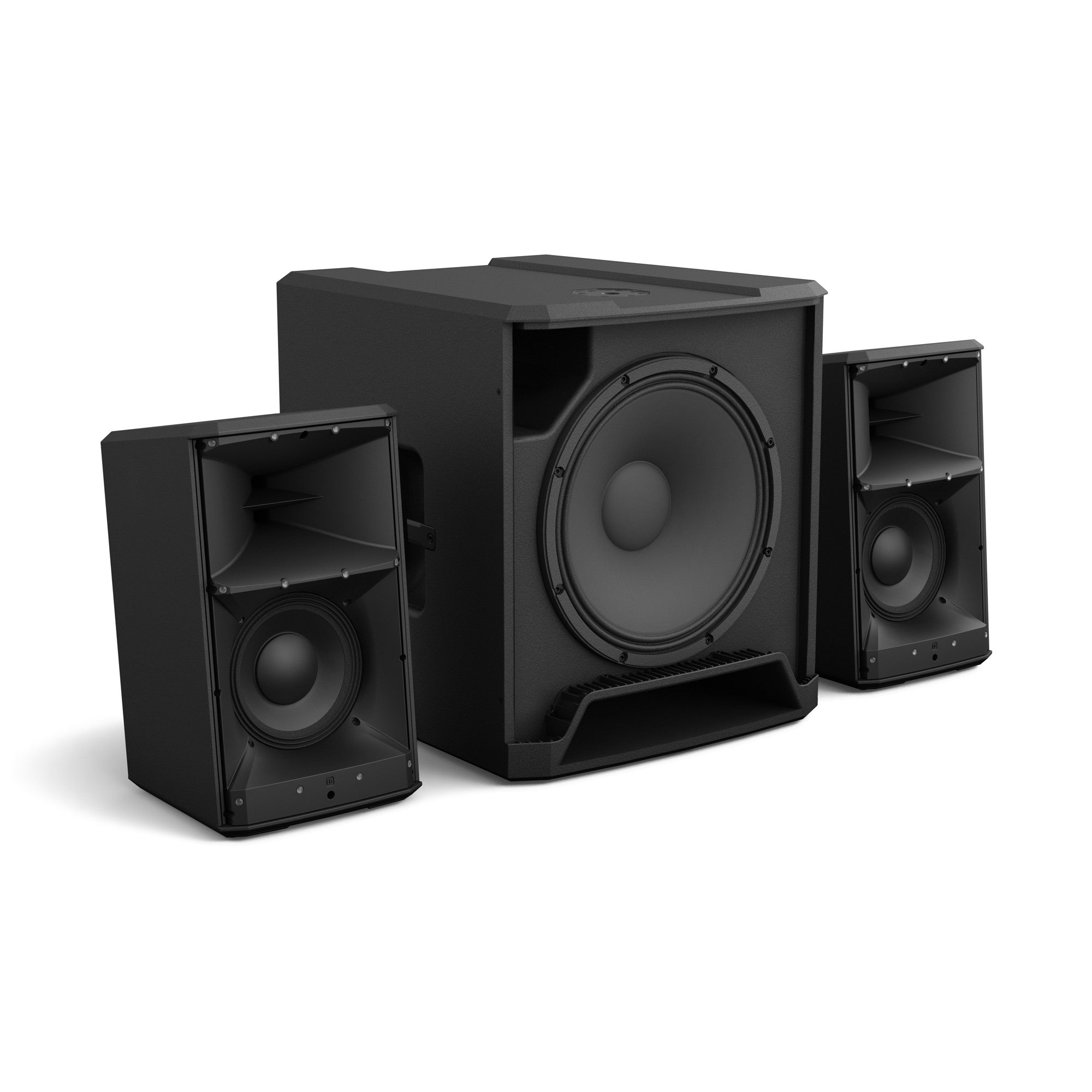 LD Systems LDDAVE15G4XINT 2060W Bluetooth 5.0 Streaming  Compact 2.1 powered PA system - 2x 8" Satellite + 15" Sub - Set